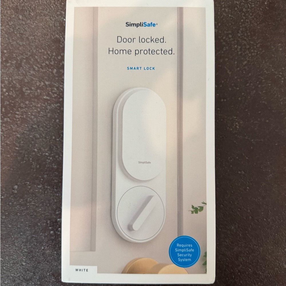 SimpliSafe White Security Smart Lock